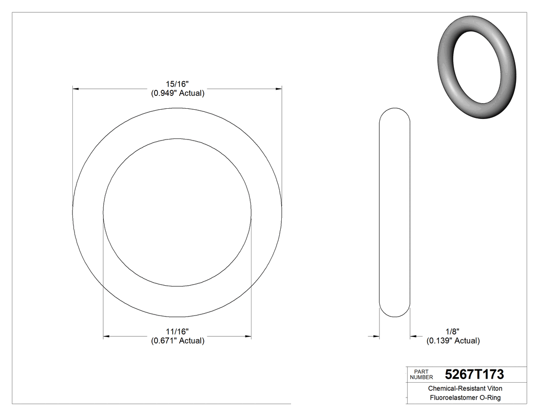 Technical drawing - 5267T173
